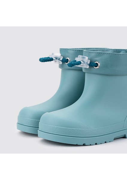 MENDI Unisex Çocuk Su Geçirmez Çizme Beyaz