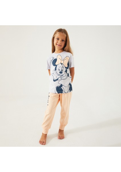 D4781-3 Kız Çocuk Pijama Beyaz