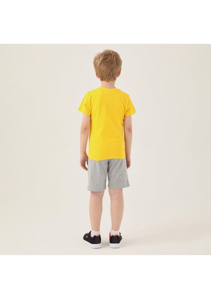 L1579-2 Erkek Çocuk Tişört Sarı fiyatları