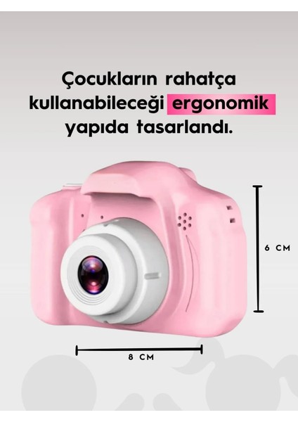 Arell Teknoloji Çocuk Kamerası Dijital Fotoğraf Makinesi Mini 1080P Hd Kamera Hafıza Kart Hediyeli fiyatları