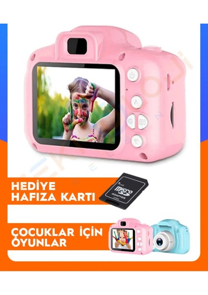 Arell Teknoloji Çocuk Kamerası Dijital Fotoğraf Makinesi Mini 1080P Hd Kamera Hafıza Kart Hediyeli modelleri