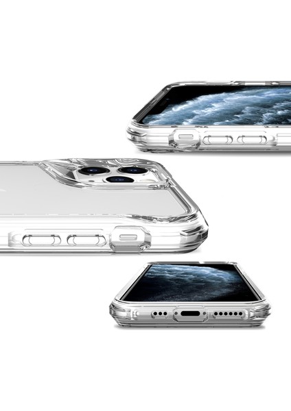 Noktaks - ZORE Apple iPhone 11 Pro - Kılıf Şeffaf Sert Koruyucu T-Max Kapak - Şeffaf - T26536 fırsatları