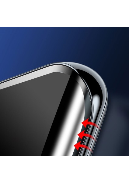 - Galaxy S23 Ultra - Ekran Koruyucu Kolay Uygulama Aparatlı Privacy Easy Body Hayalet Ekran Koruyucu - Siyah