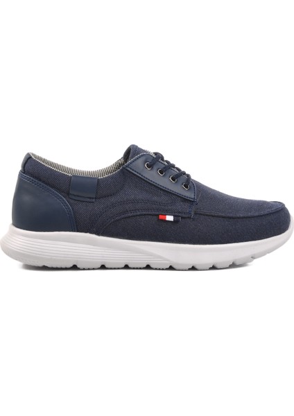 Lacivert Keten Erkek Casual Ayakkabı 020 M