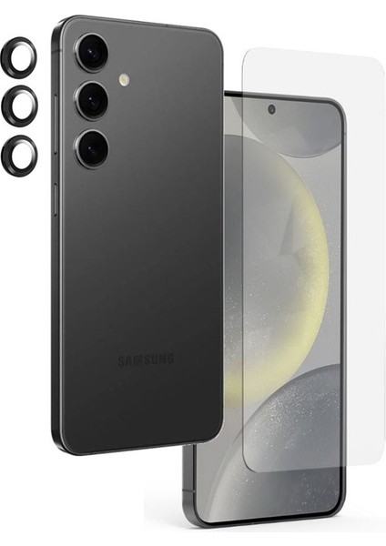 Samsun Galaxy S25 Plus Lens Koruyucu + Ekran Koruyucu