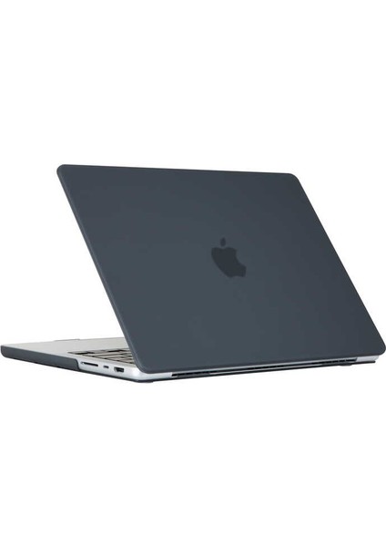 - Macbook 14.2' 2021 - Alt ve Üst Koruyucu Msoft Mat Kapak - Pembe