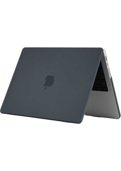 - Macbook 14.2' 2021 - Alt ve Üst Koruyucu Msoft Mat Kapak - Pembe