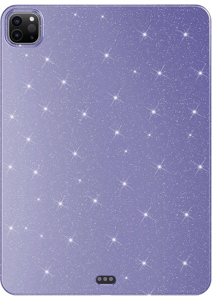 - Apple iPad Pro 11 2018 - Tablet Kılıfı Simli Parlak Görünümlü Koton Kılıf - Lila - T32050 indirimleri