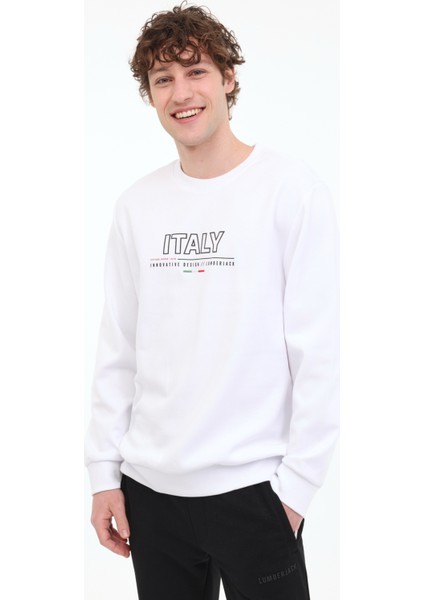 ml Renato 16ITL413 5fx Beyaz Erkek Sweatshirt