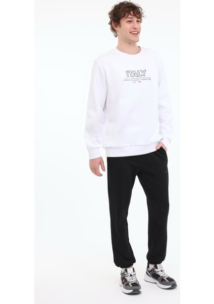 ml Renato 16ITL413 5fx Beyaz Erkek Sweatshirt