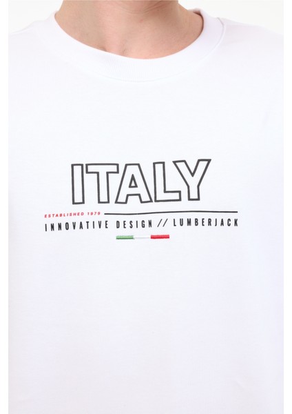 ml Renato 16ITL413 5fx Beyaz Erkek Sweatshirt