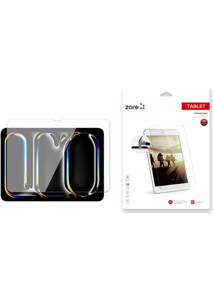 Noktaks Apple iPad Air 11 2024 Ekran Koruyucu Tablet Blue Nano Koruma Şeffaf