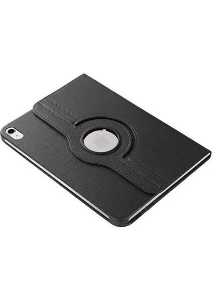 Apple iPad 10.nesil 10.9.inç 2022 A2696-A2757-A2777-A3162 Kılıf Yatay Dikey Dönen Standlı Kılıf Pembe Koyu
