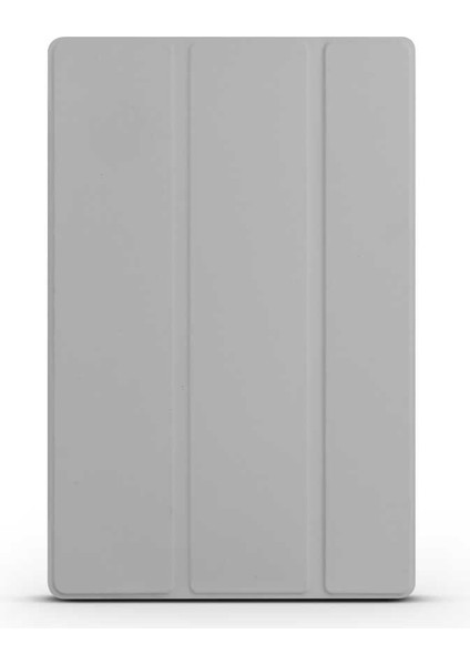 Galaxy Tab A8 10.5.İnç SM-X200 Smart Cover Standlı 1-1 Kılıf - Gri