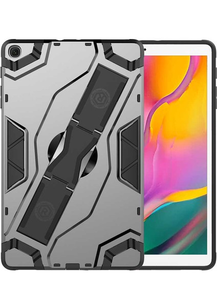 - Galaxy Tab A 10.1.inç 2019 SM-T510 - Kılıf Koruyucu El Tutmalı Defens Tablet Kılıf - Siyah-Gri fiyatları