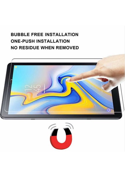 - Samsung Galaxy Tab S4 T830 - Ekran Koruyucu Tablet Temperli Cam Koruma - Şeffaf