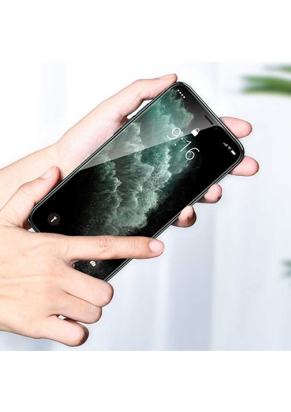 Apple iPhone Xs Max 6.5 Ekran Koruyucu Davin 5d Cam Koruma Siyah
