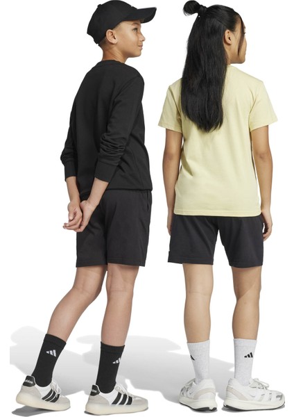 J Bl Kn Sh 210 Black Siyah Unisex Çocuk Şort
