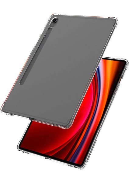 - Galaxy Tab S9 Fe 10.9.İnç SM-X510 Köşe Korumalı Anti Shock Silikon Kapak - Şeffaf - T29422 fiyatları