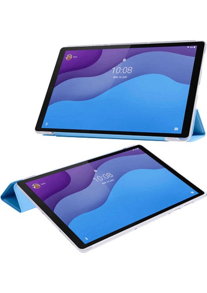 Lenovo Tab M10 Hd 10.1.İnç Gen.2.Nesil TB-X306F Smart Cover Standlı 1-1 Kılıf - Siyah indirimleri