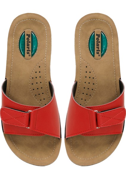 161197.Z5FX Kırmızı Kadın Ev Terliği fırsatları