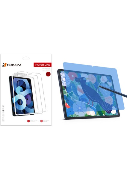 Noktaks Samsung Galaxy Tab S10 Plus Ekran Koruyucu Kağıt Hisli Mat Davin Paper Like Tablet Ekran Koruma Şeffaf