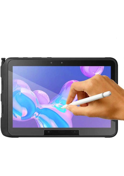 - Samsung Galaxy Tab Active Pro T547 - Ekran Koruyucu Tablet Temperli Cam Koruma - Şeffaf