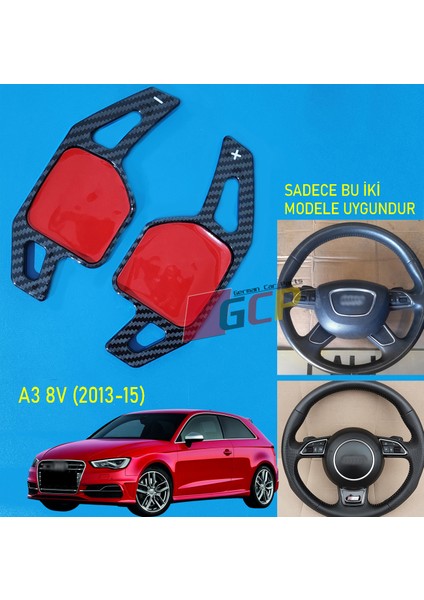 A3 8V F1 Vites Pedal - A3 8V Direksiyon Vites Kulakçık Padlle Shift