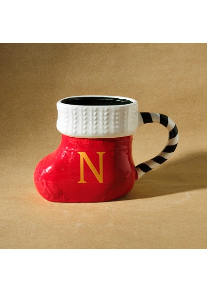 New Year Yılbaşı N Harfli Kupa