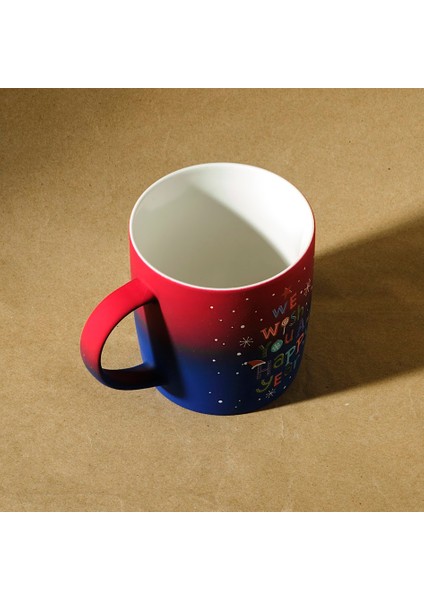 New Year Yılbaşı Soft Touch Kupa 350 ml Kırmızı fiyatları