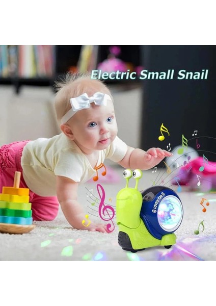 Miniklerin Yeni Oyun Arkadaşı: Pilli Müzikli Salyangoz! Yeşil fiyatları