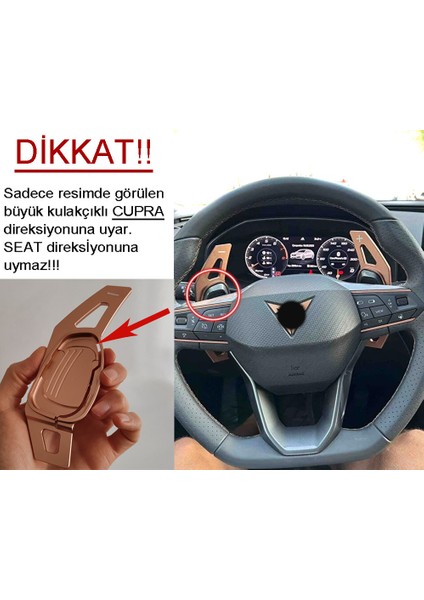Leon Cupra Bronz F1 Vites Kulakçık Pedal - Leon Cupra Paddle Shift modelleri