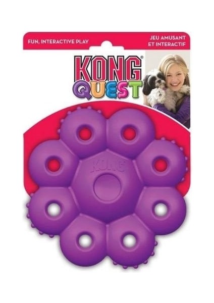 Kong Quest Star Çiçek Şeklinde Köpek Oyuncağı Small indirimleri