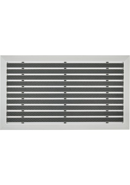 - Ultra Mat Fırça Fitilli Alüminyum Paspas - 60x90cm - Siyah