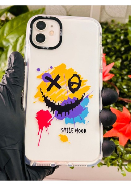 Iphone 11 Uyumlu Şeffaf Silikon Baskılı Yüksek Kaliteli Telefon Kılıfı