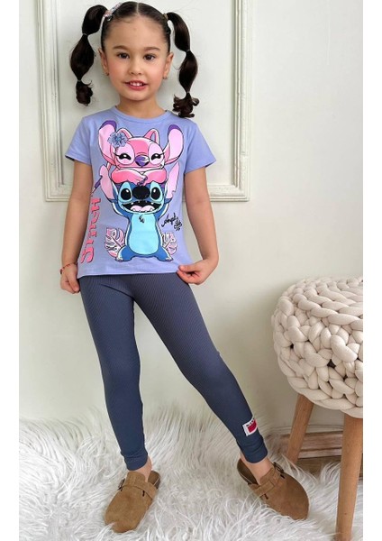 Kız Çocuk Ikili Taytlı Takım