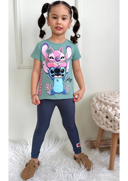 Kız Çocuk Ikili Taytlı Takım