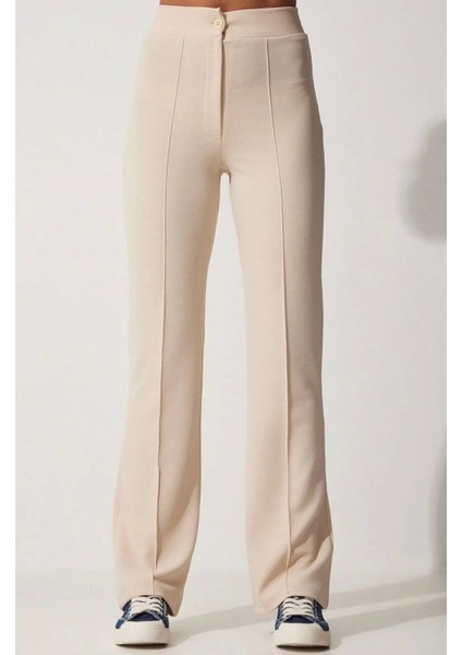 Ithal Krep Kumaş Palazzo Pantolon