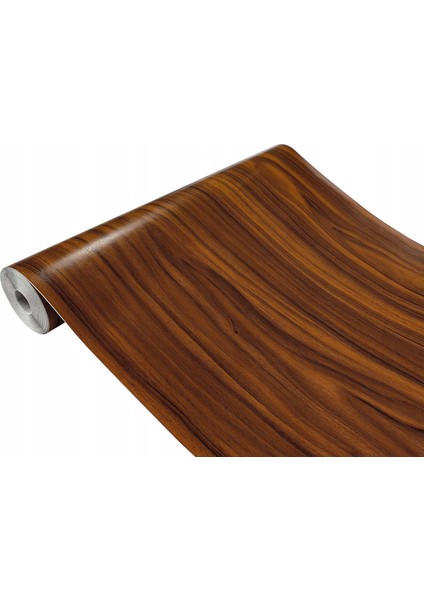 176-0029 Kızıl Ceviz Ahşap Desen Yapışkanlı Folyo ( 45 cm x 1 mt )