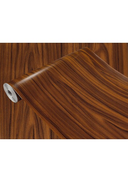 176-0029 Kızıl Ceviz Ahşap Desen Yapışkanlı Folyo ( 45 cm x 1 mt )