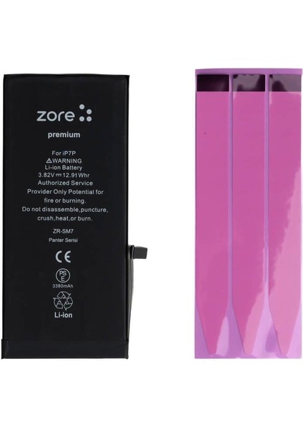 Apple iPhone 7 Plus Zore Panter Serisi Batarya