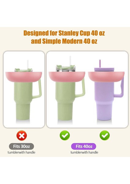 40 Oz Saplı Atıştırmalık Kasesi, Yeniden Kullanılabilir Silikon Termos Aksesuar (Yurt Dışından) indirimleri