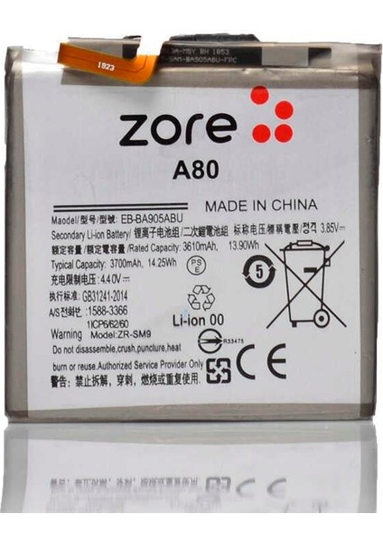 Galaxy A80 Zore Tam Orjinal Batarya