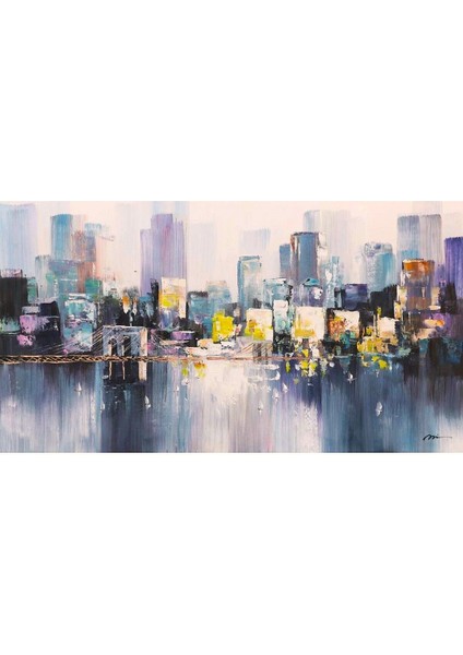 Deniz Büyük Boy El Yapımı Yağlı Boya Tablo 124X74CM fiyatları