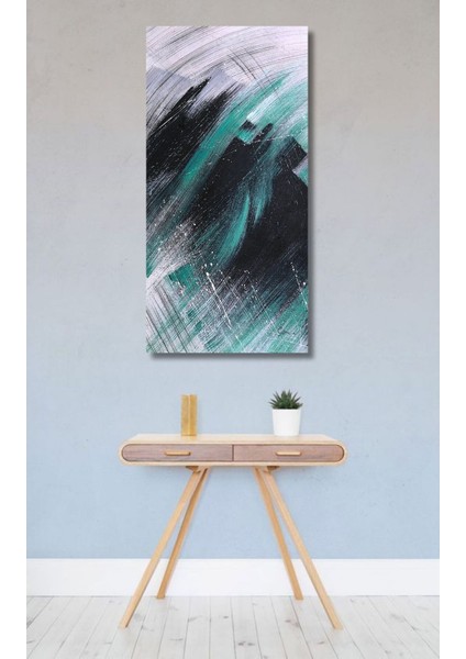Soyut Büyük Boy El Yapımı Yağlı Boya Tablo 65X115CM