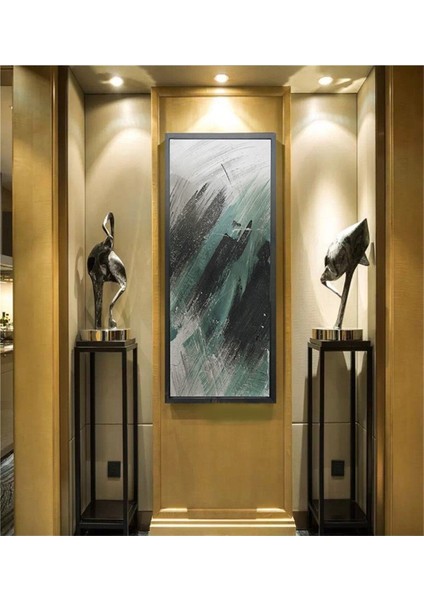 Soyut Büyük Boy El Yapımı Yağlı Boya Tablo 65X115CM fiyatları