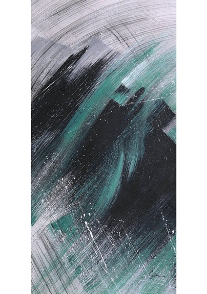 Soyut Büyük Boy El Yapımı Yağlı Boya Tablo 65X115CM modelleri