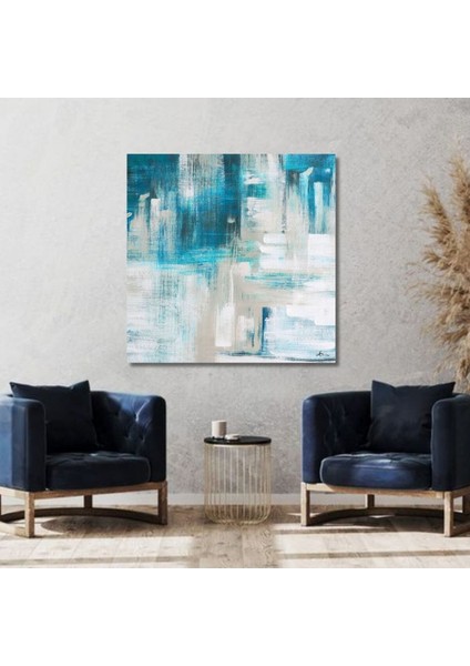 Soyut El Yapımı Yağlı Boya Tablo 95X95CM fiyatları