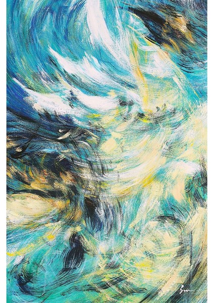 Soyut Büyük Boy El Yapımı Yağlı Boya Tablo 75X105CM modelleri