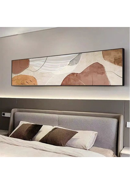 Yatak Odası Soyut El Yapımı Yağlı Boya Tablo 165X64CM modelleri